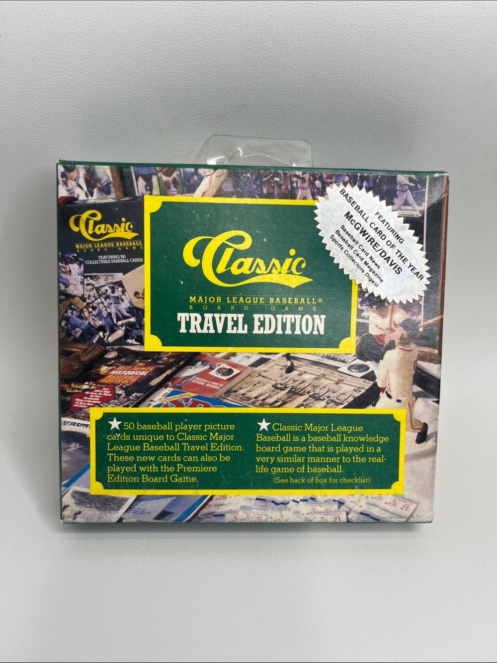 Classic Travel Edition Baseball Board Game - Green/Yellow